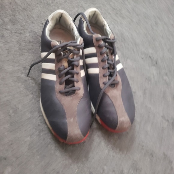 Adidas Tour 360 Golf Shoes Mens 6.5 Gray White Cleats Golfing Golfer Adult - Picture 2 of 11